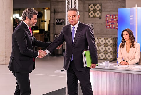 O debate único foi transmitido pelos três canais generalistas.