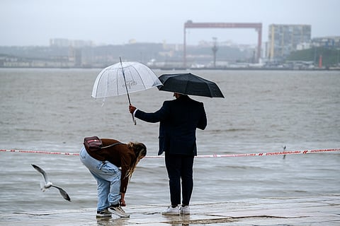 Agora é a depressão Marta que chega sábado com mais chuva e rajadas de vento que podem chegar aos 120 km/h 