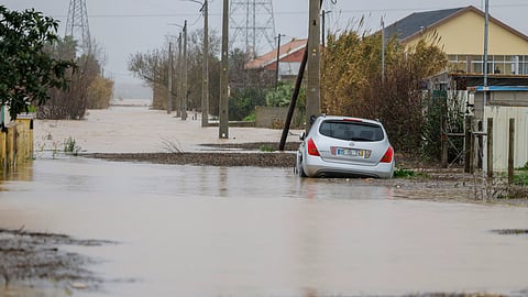 Cheias em Vila Nova da Rainha.