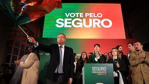 António José Seguro no encerramento do comício em Leça do Balio.