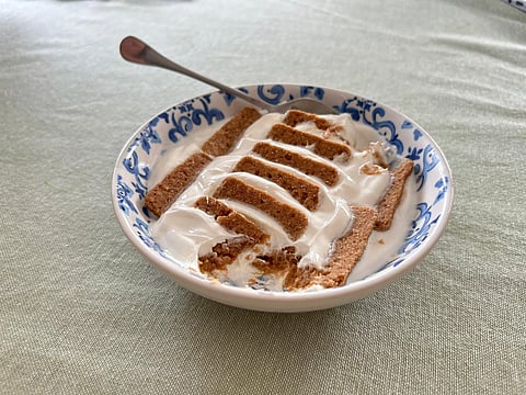 Receita viral da cheesecake japonesa.