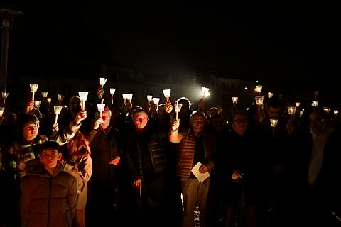 Cerca de 1200 pessoas deslocadas. População de Leiria faz vigília em homenagem às vítimas do Kristin