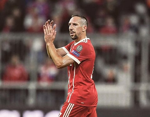 Ídolo do Bayern de Munique, Ribéry atuou no clube bávaro por 12 épocas.