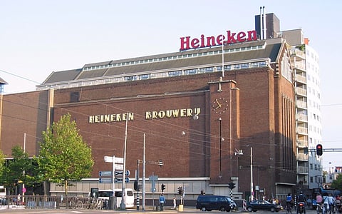 O Heineken Experience Museum está localizado em Amsterdão (Países Baixos)