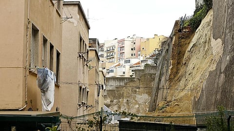 Deslizamentos de terras na Graça coloca em risco moradores.