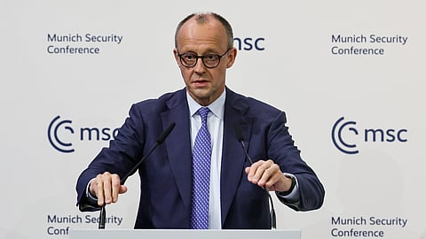 Merz em Munique: "A Europa acaba de regressar de umas férias da história"