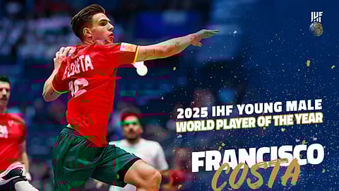 Francisco Costa eleito melhor andebolista mundial jovem de 2025