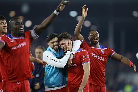 Gilistas festejam golo de Santi García