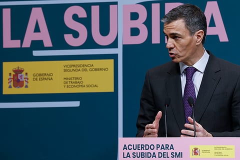 O primeiro-ministro espanhol, Pedro Sánchez