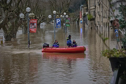 Cheias estão a abalar França