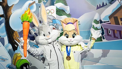 Looney Tunes animam Milano Cortina 2026 dentro e fora das competições