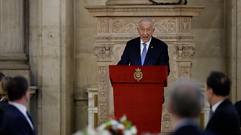Marcelo Rebelo de Sousa esteve em visita oficial a Espanha.