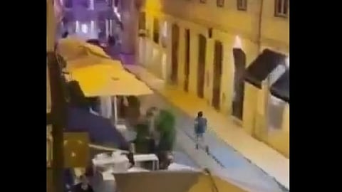 Suspeito colocou-se em fuga após o atropelamento.