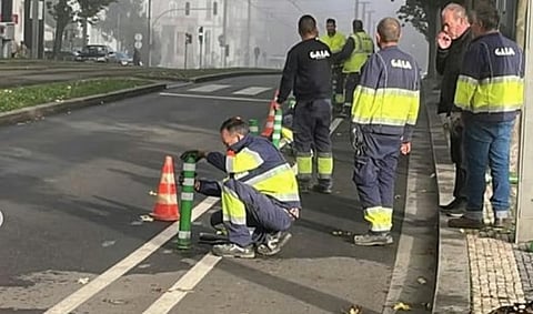 Ciclovia construída e removida em Gaia custou 92,6 mil euros e não recebeu fundos da UE
