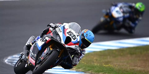 O piloto português da BMW viu a qualificação comprometida por uma queda logo no início da sessão de superpole.