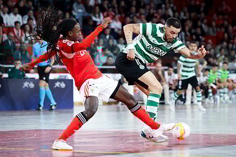 Benfica vence Sporting por 4-3 na Luz na primeira mão dos quartos da Liga dos Campeões de futsal