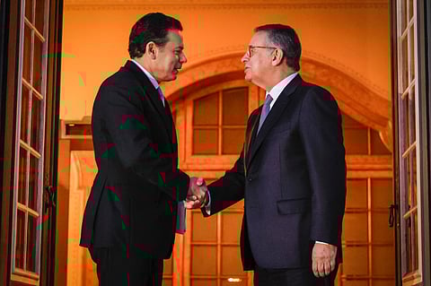 Seguro e Montenegro reuniram-se no Palácio de Queluz