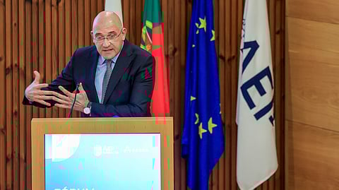 Ex-primeiro-ministro Pedro Passos Coelho no  Fórum Produtividade & Inovação, organizado pela SEDES e pela AEP, em Matosinhos.