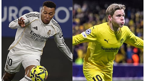 Mbappé aufere 31 milhões de euros/ano no Real Madrid (fora bónus), enquanto Hauge aufere dois milhões anuais no Bodo/Glimt.