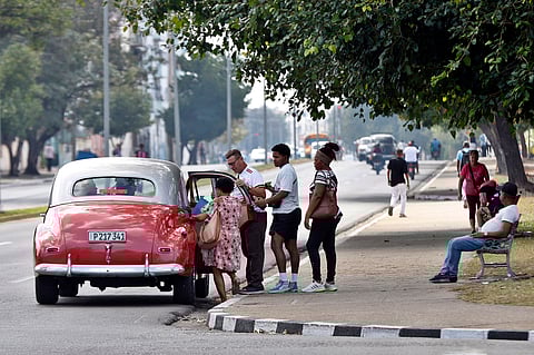 Uma cena do dia-a-dia de Havana.