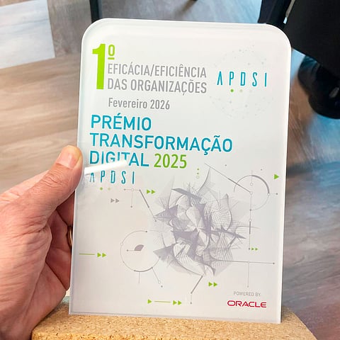 Prêmio foi na categoria “Eficácia/Eficiência das Organizações”.