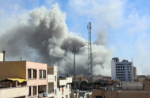 Ataques esta manhã, 1 de março, em Teerão, capital do Irão.