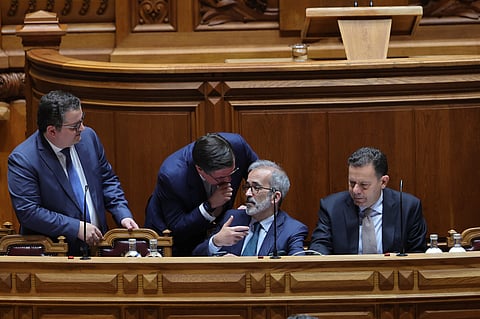 Rangel e Montenegro no debate desta quarta-feira