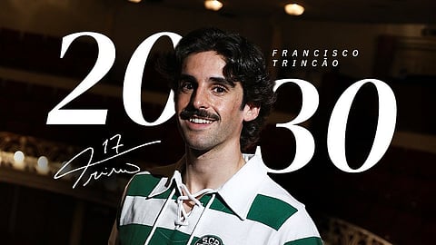Francisco Trincão renova com o Sporting até 2030
