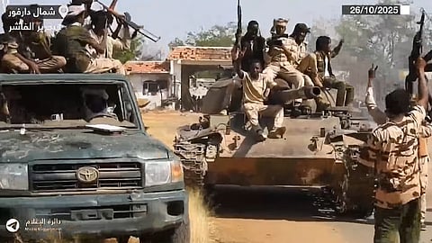 Imagem de um vídeo partilhado pelas RSF no Telegram.