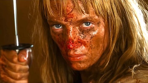 Uma Thurman, heroína de Tarantino.