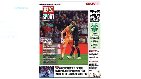Leia aqui o DN Sport desta sexta-feira, 13 de março