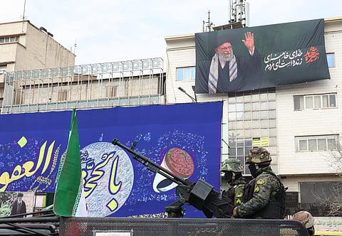 Funeral de comandantes da Guarda Revolucionária do Irão, no dia 11 de março, mortos nos ataques dos EUA e Irão.