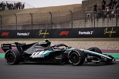 Andrea Kimi Antonelli no Grande Prémio da China.