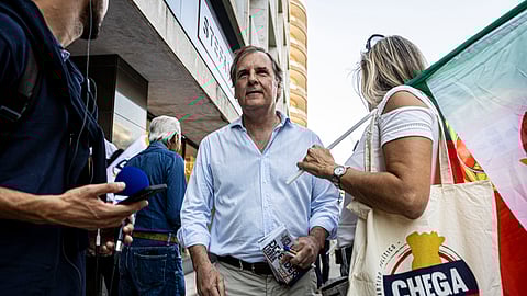 Bruno Mascarenhas foi o cabeça de lista do Chega à Câmara de Lisboa.