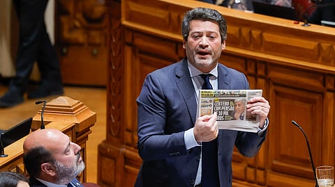 André Ventura também levou o tema da reforma de Mário Centeno para o debate