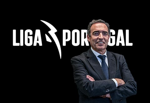 Presidente da Liga Portugal, Reinaldo Teixeira.