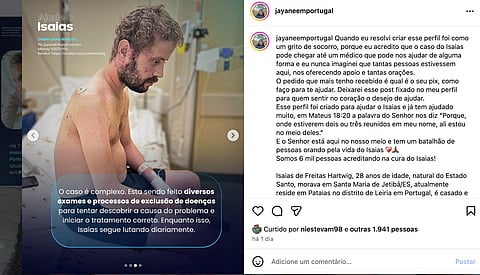 Segundo Jayane, já houve pelo menos cinco hipóteses diagnósticas diferentes.