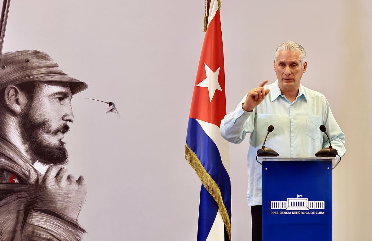 Presidente cubano diz que levantamento do bloqueio pelos EUA seria forma 
