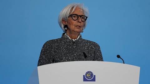 Christine Lagarde, presidente do BCE. 