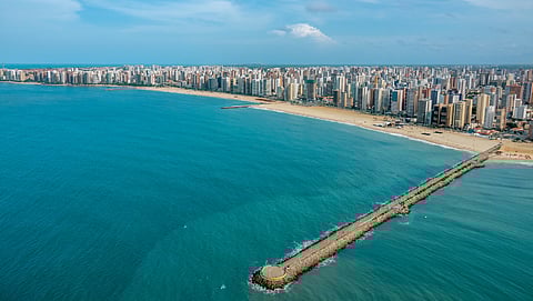 Praia de Iracema, em Fortaleza, Ceará.