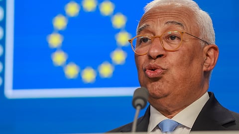 António Costa, presidente do Conselho Europeu.
