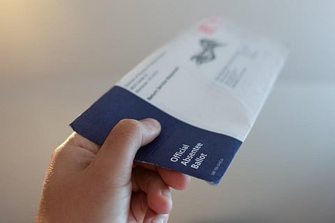 Donald Trump já tinha votado através de 'absentee ballot' (voto ausente) nas eleições intercalares de 2018