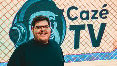 Casimiro Miguel, o Cazé virou rosto da principal empresa de streaming no Youtube do Brasil. 