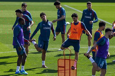 Seleção com todos os convocados disponíveis para o particular com o México