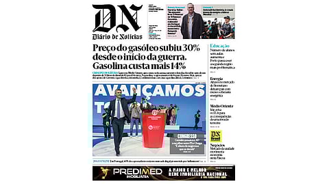 Leia aqui o DN desta segunda-feira, 30 de março