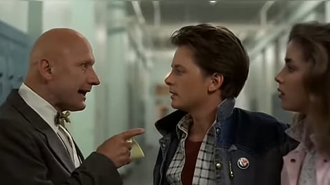 Cena do filme 'Regresso ao Futuro'