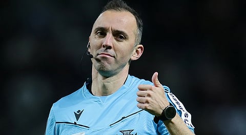 Árbitro João Pinheiro em estágio, antes de ser conhecida a lista de escolhidos para o Mundial 2026