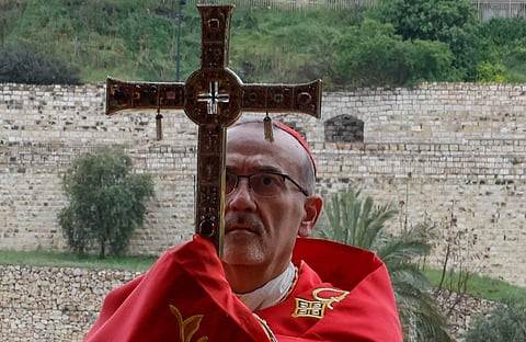  Patriarca Latino de Jerusalém, cardeal Pierbattista Pizzaballa