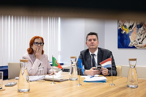 A ministra do Ambiente acompanha pelo ministro da Economia do Luxemburgo a seguir a reunião de ministros da Energia da UE por videoconferência.