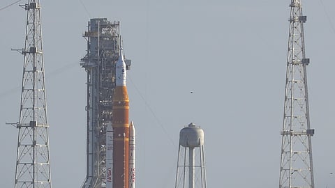 Artemis pronta para ser lançada.